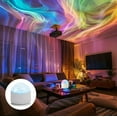 thumbnail image 1 of Northern Lights Projector Lamp - Water Ripple Aurora for Bedroom, Unique Flame & Starry Sky, Romantic Gift, Plug-in Mood Light, Black, 1 of 9