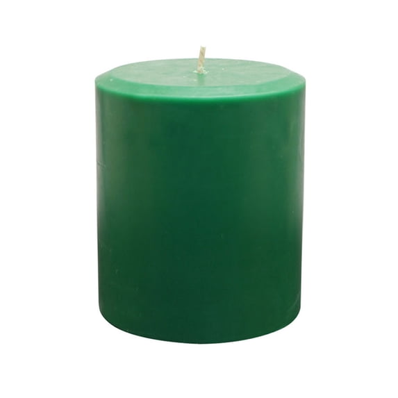 Northern Lights Unfragranced Pillar, Hunter Green