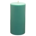thumbnail image 1 of Northern Lights Unfragranced Pillar, Turquoise, 1 of 6