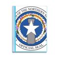 thumbnail image 1 of Northern Mariana Islands National Emblem Book Sheet Protectors Portfolio Binder Folder, 1 of 3
