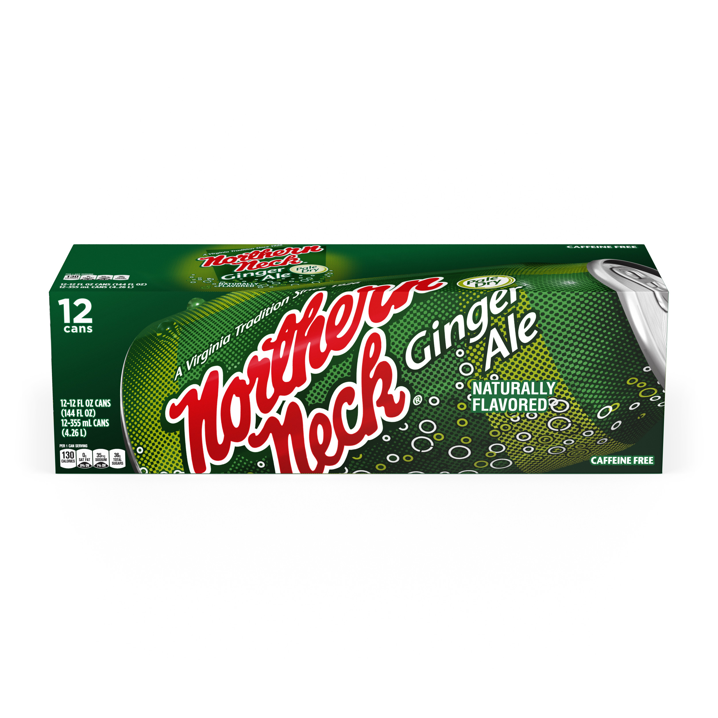 Northern Neck Ginger Ale Fridge Pack Cans, 12 fl oz, 12 Pack - image 1 of 4