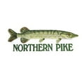thumbnail image 1 of Northern Pike Fish with Name Embroidered Iron On/Sew patch [6.86" x2.61"], 1 of 2