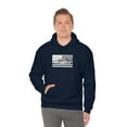 thumbnail image 1 of Northern Pike Fishing American Flag Hoodie, 1 of 4
