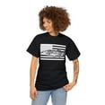 thumbnail image 1 of Northern Pike Fishing American Flag T-Shirt, 1 of 4
