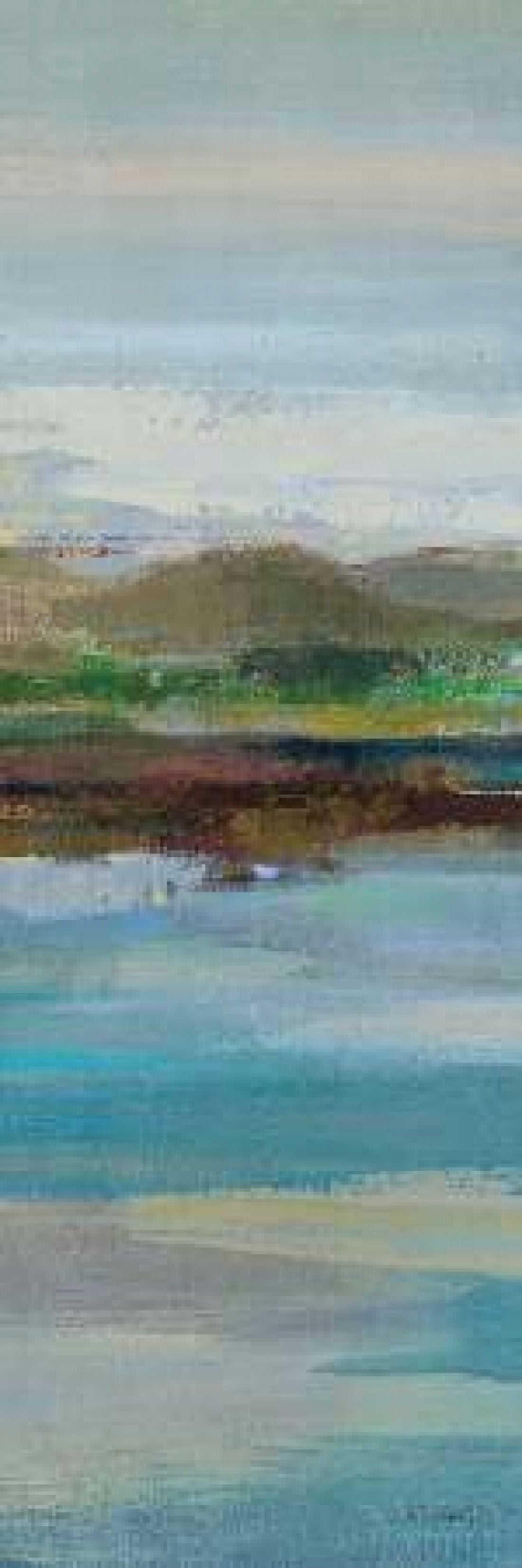 Northern Shore Panel I Canvas Art - Silvia Vassileva (12 x 36)