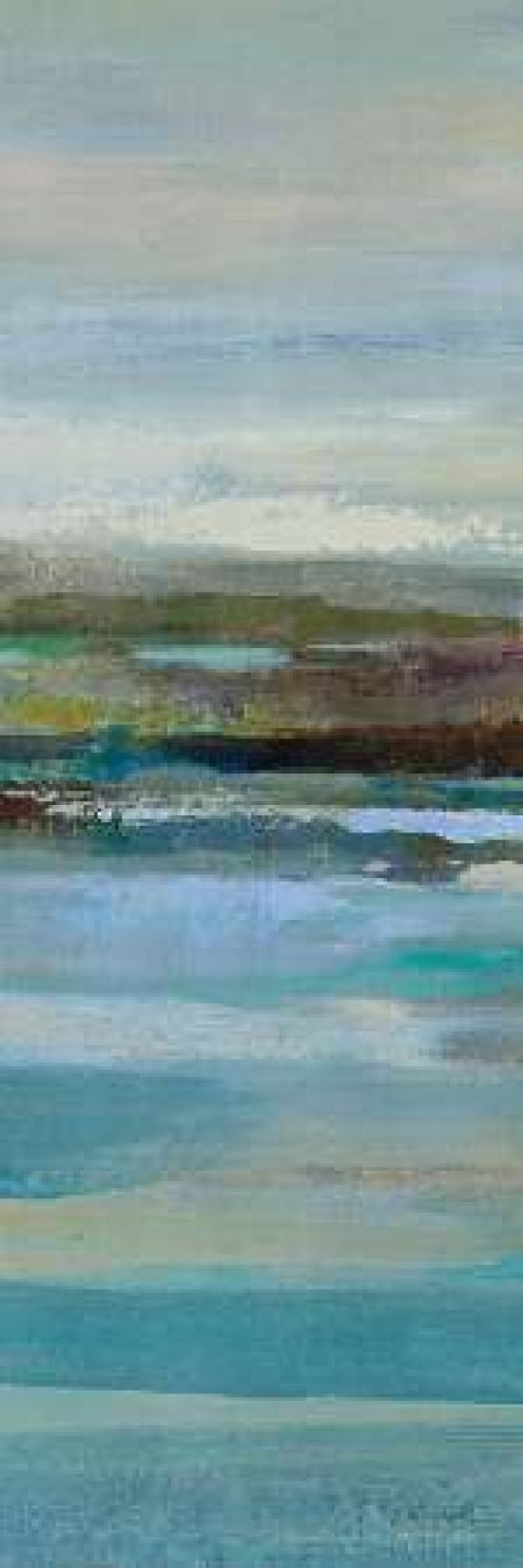 Northern Shore Panel II Canvas Art - Silvia Vassileva (8 x 24)