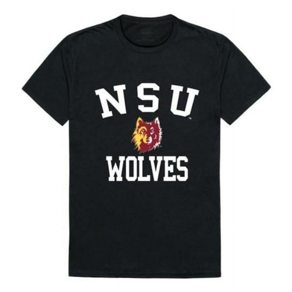 Northern State University Foundation Arch T-Shirt, Black & White - Small