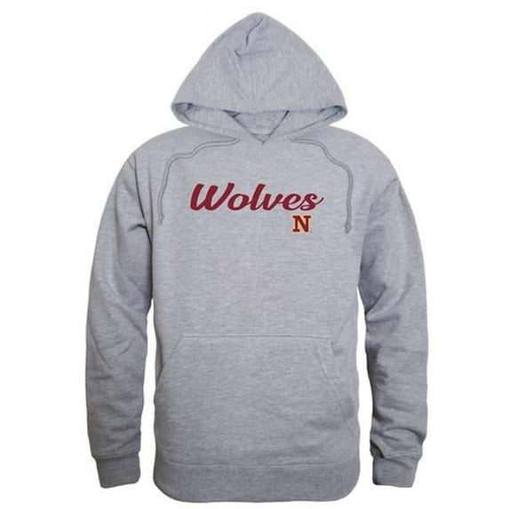 Northern State University Foundation Script Hoodie, Heather Grey - Small