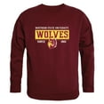 thumbnail image 1 of Northern State University Foundation Wolves Established Crewneck Pullover Sweatshirt Sweater - Maroon, XX-Large, 1 of 2