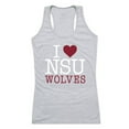 thumbnail image 1 of Northern State University Women Love Tank Top, Heather Grey - Large, 1 of 1