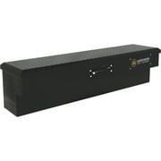 Northern Tool + Equipment Side-Mount Truck Toolbox، 48 بوصة. س 11.5 بوصة. x 11 بوصة، ألومنيوم، أسود غير لامع، مزلاج بمقبض سحب