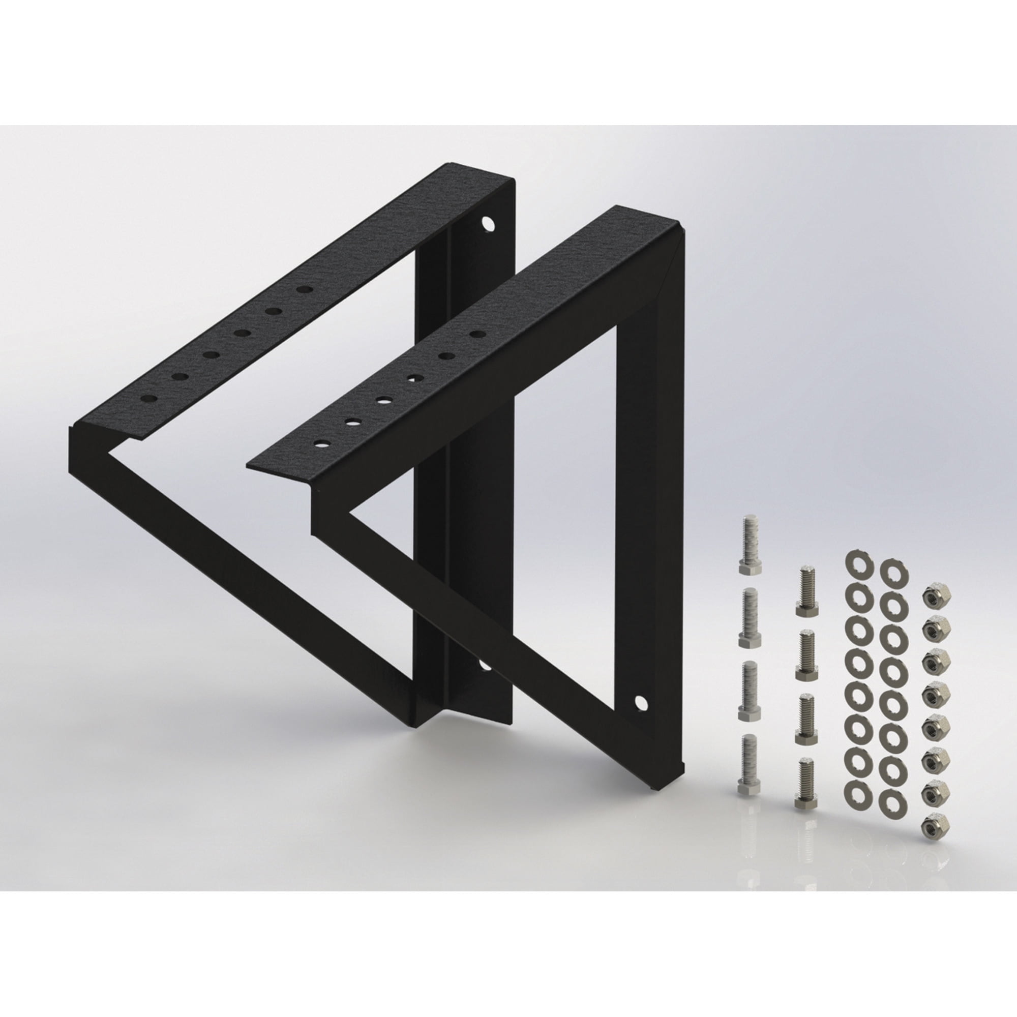 Northern Tool + Equipment Underbody Toolbox Bracket Kit, Steel, Black, Universal Fit