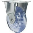 thumbnail image 1 of Northern Tool and Equipment 193031 Clear Light-Duty Nonmarking Skate Wheel Caster - 3 inch Rigid Plate, Model No., 1 of 1