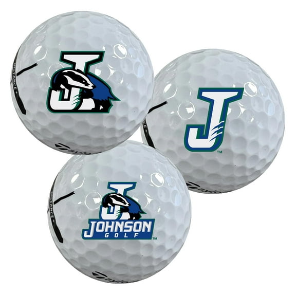 Northern Vermont University Badgers Logo Edition Taylormade Distance+ Golf Balls 12-Pack (Dozen)