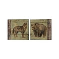 thumbnail image 1 of Northern Wildlife by Daphne Brissonnet Canvas Art Set of 2 14 inch X 14 inch Each, 1 of 4