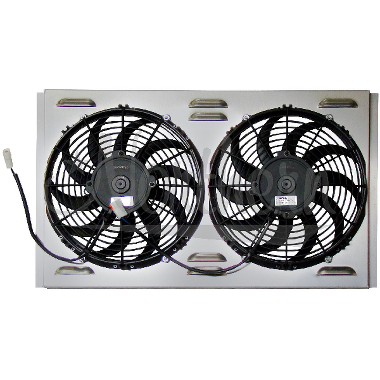 Northern Z40069 Universal Dual 11 Electric Radiator Fan & Shroud Combo ...