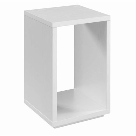 Northfield Admiral End Table with Shelf, White