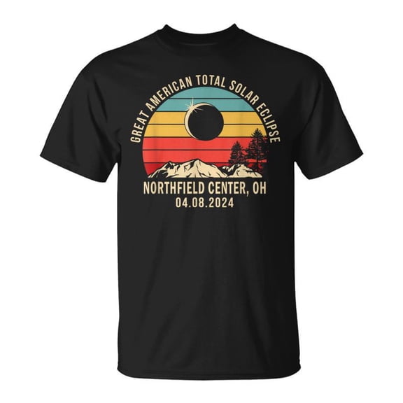 Northfield Center Oh Ohio Total Solar Eclipse 2024 TShirt