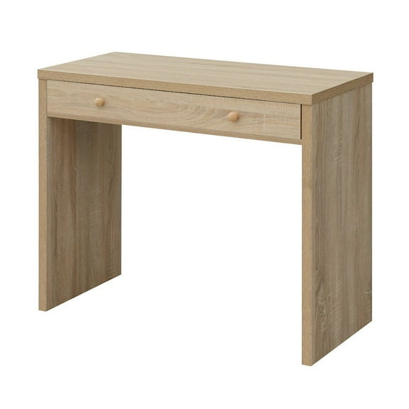 Northfield Desk/Hall Entryway Table with Drawer in White Wood Finish