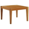 thumbnail image 1 of Modway Northlake Outdoor Premium Grade A Teak Wood Side Table in Natural, 1 of 4