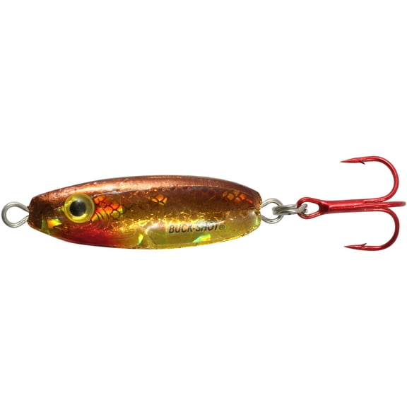 Northland Buck Shot Rattle Spoon Gold Shiner 1/8 oz