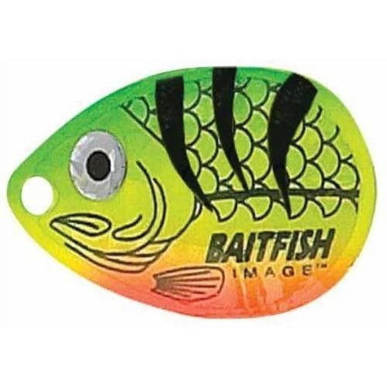 Northland Fishing Tackle Baitfish-Image Indiana Blades, #4 Yellow