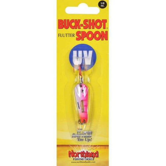 Northland Fishing Tackle Buck-Shot Flutter Spoon, 1/8 oz