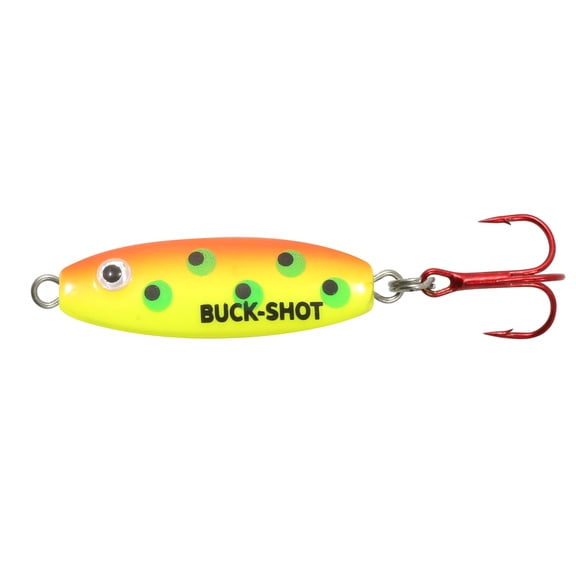 Northland Fishing Tackle Buck-Shot Ice Fishing Rattle Spoon, Sneeze, 1/8 Oz, 1/Cd