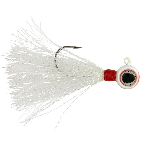 Northland Fishing Tackle Deep-Vee Flashtail Jig 1/4oz 2/CD WHITE