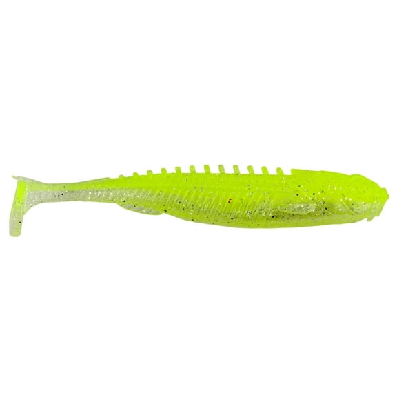 Northland Fishing Tackle Eye-Candy Paddle Shad Soft Plastic 3.5" 5/BG CHTSHD