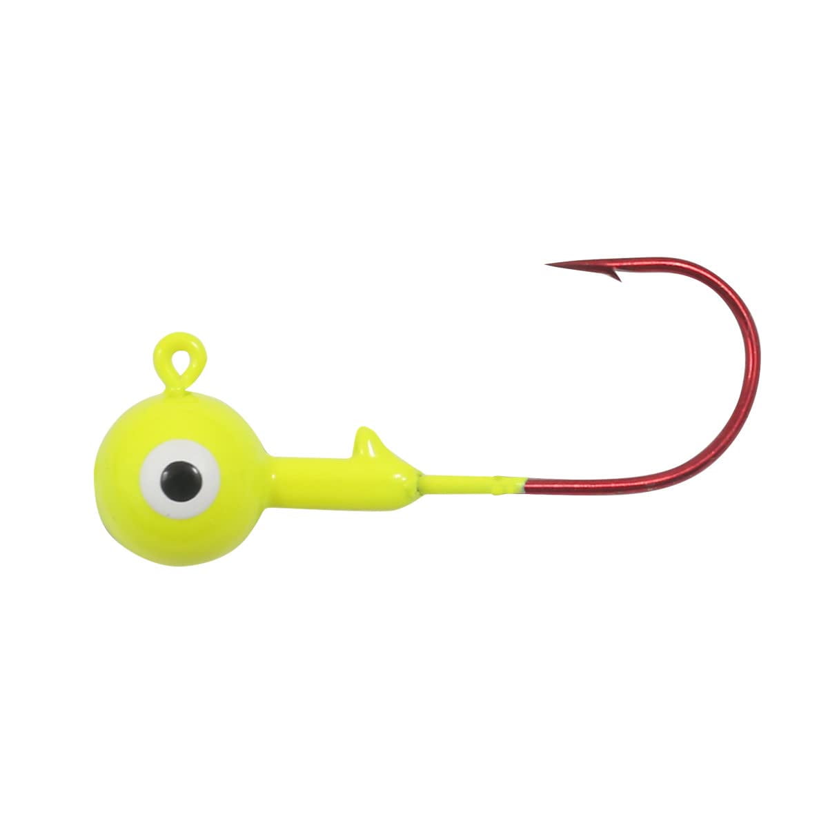 Arkie Rigged Twirl Tails Grub 1/16 Oz Per Crappie – Lotto 6 Confezioni Chartreuse