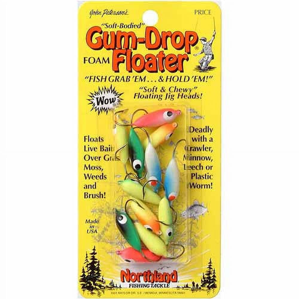 Northland Fishing Tackle GumDrop Floater Jig Head, Floating Jig