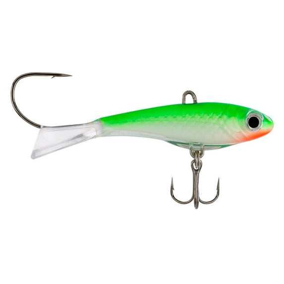Northland Fishing Tackle Pitchin' Puppet Darting Premium Fishing Jig for Snap Jigging & Pitching Walleyes, 5/8 Oz, Super-Glo Perch