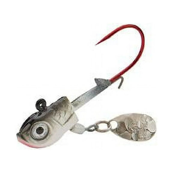 Northland Fishing Tackle THUMPER JIG - 2/Card - 1/4 oz - #2/0 Hook - Silver Shiner