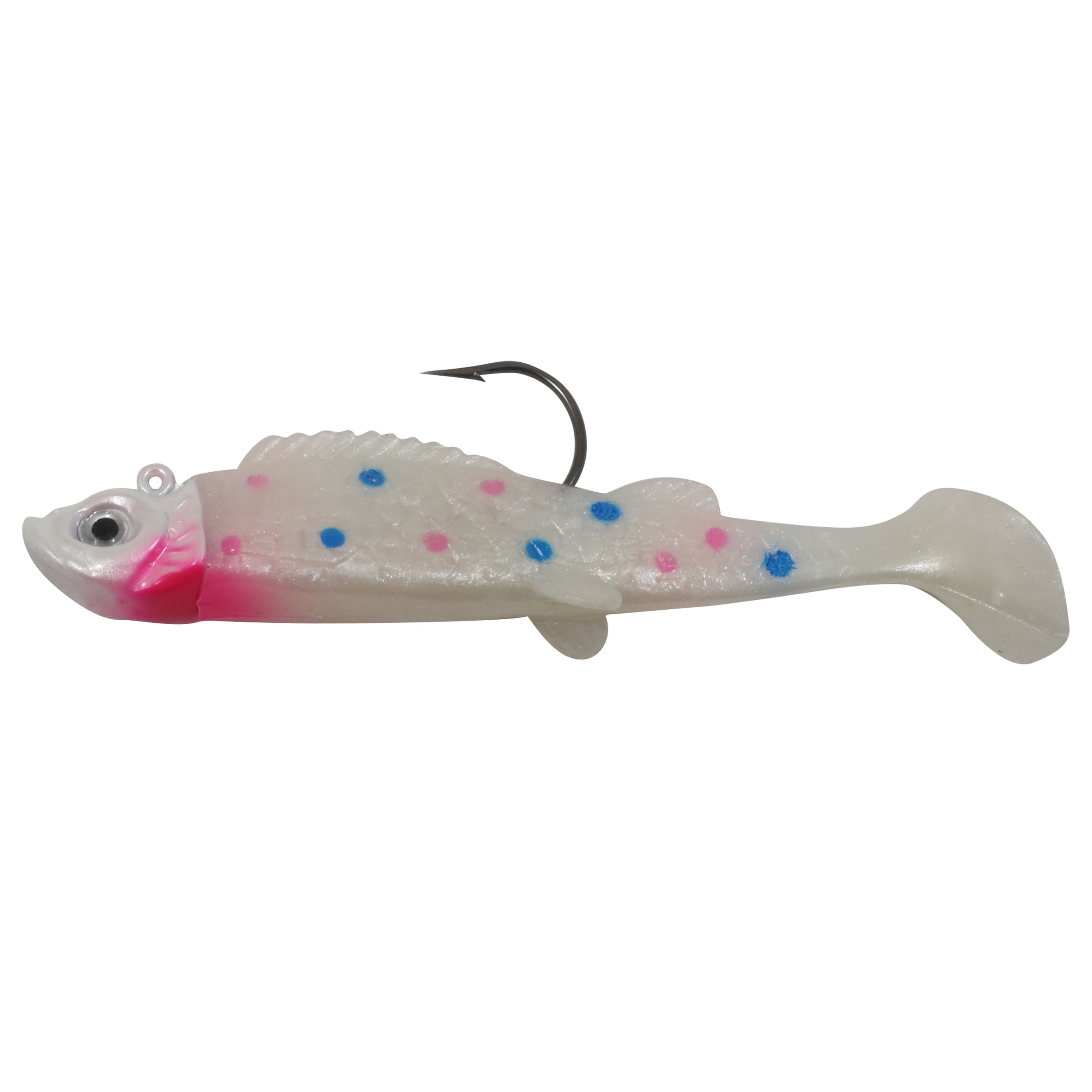 Northland Tackle Mimic Minnow Shad, Pre-Rigged Jig, Paddle Tail