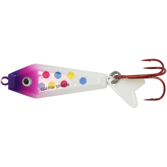 Northland Buck Shot Coffin Spoon Purple Wonder 1/8 oz