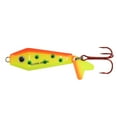 thumbnail image 1 of Northland Tackle Buck-Shot Coffin Ice Fishing Spoon, Sneeze, 1/4 Oz, 1/Cd, 1 of 11