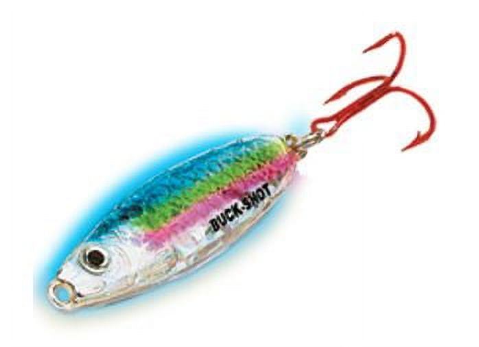 Northland Tackle Buck Shot Spoon 3/4 oz Super Glow Rainbow