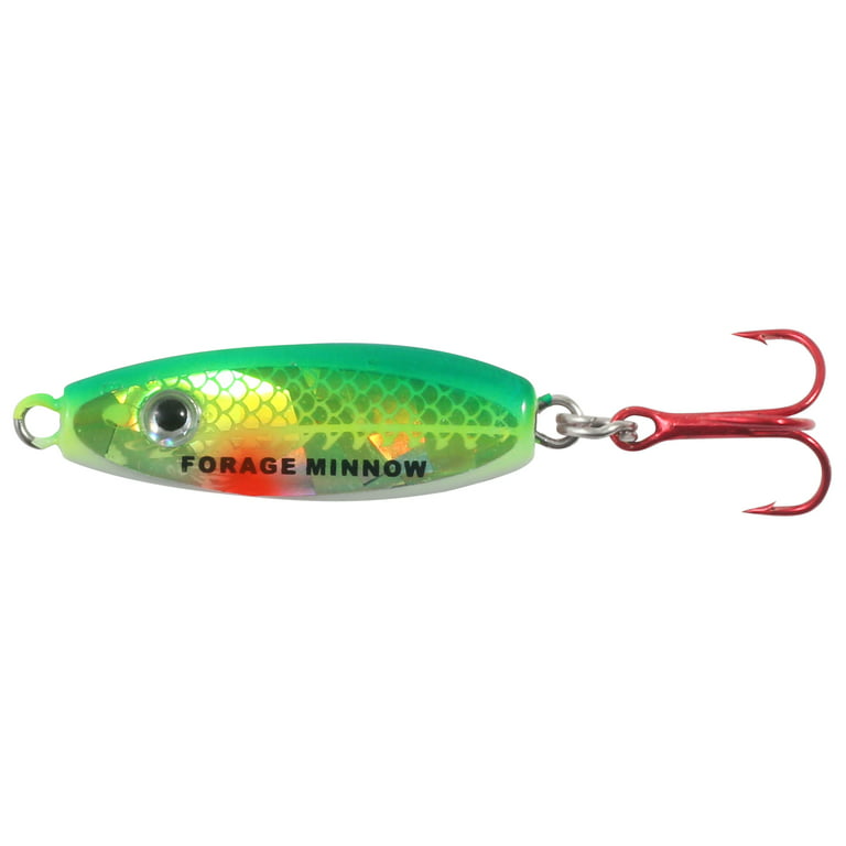 Northland Tackle Forage Minnow Spoon, Freshwater, Super-Glo Perch
