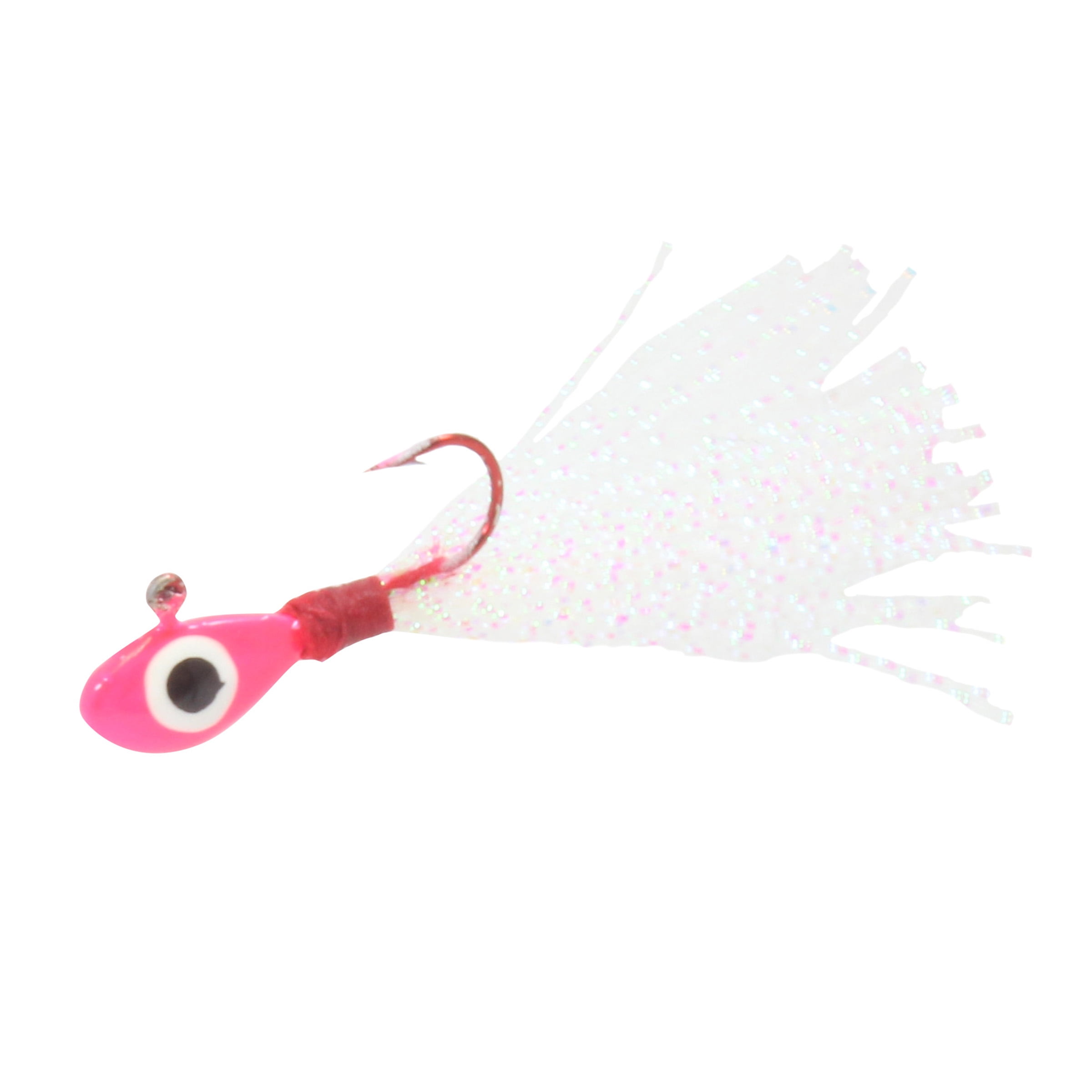 Northland Tackle Gypsi Jig, Feather Jig, Freshwater, Pink/White 