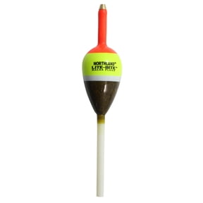 Northland Tackle Lite-Bite Slip Bobber, Freshwater, 1" Oval, Sunrise