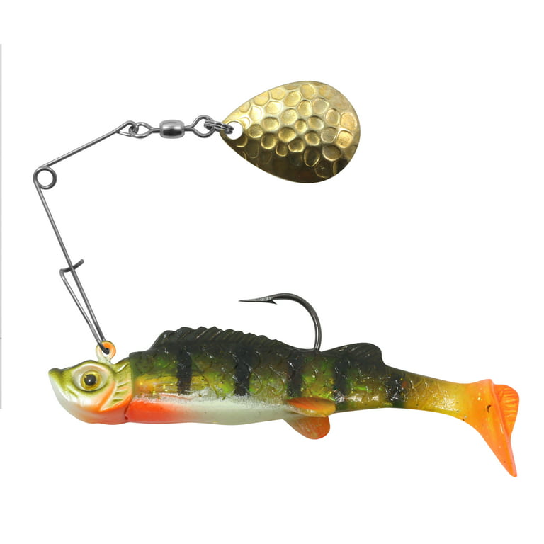 Northland Tackle Mimic Minnow Spin, Spin Jig and Tail, Freshwater, Perch
