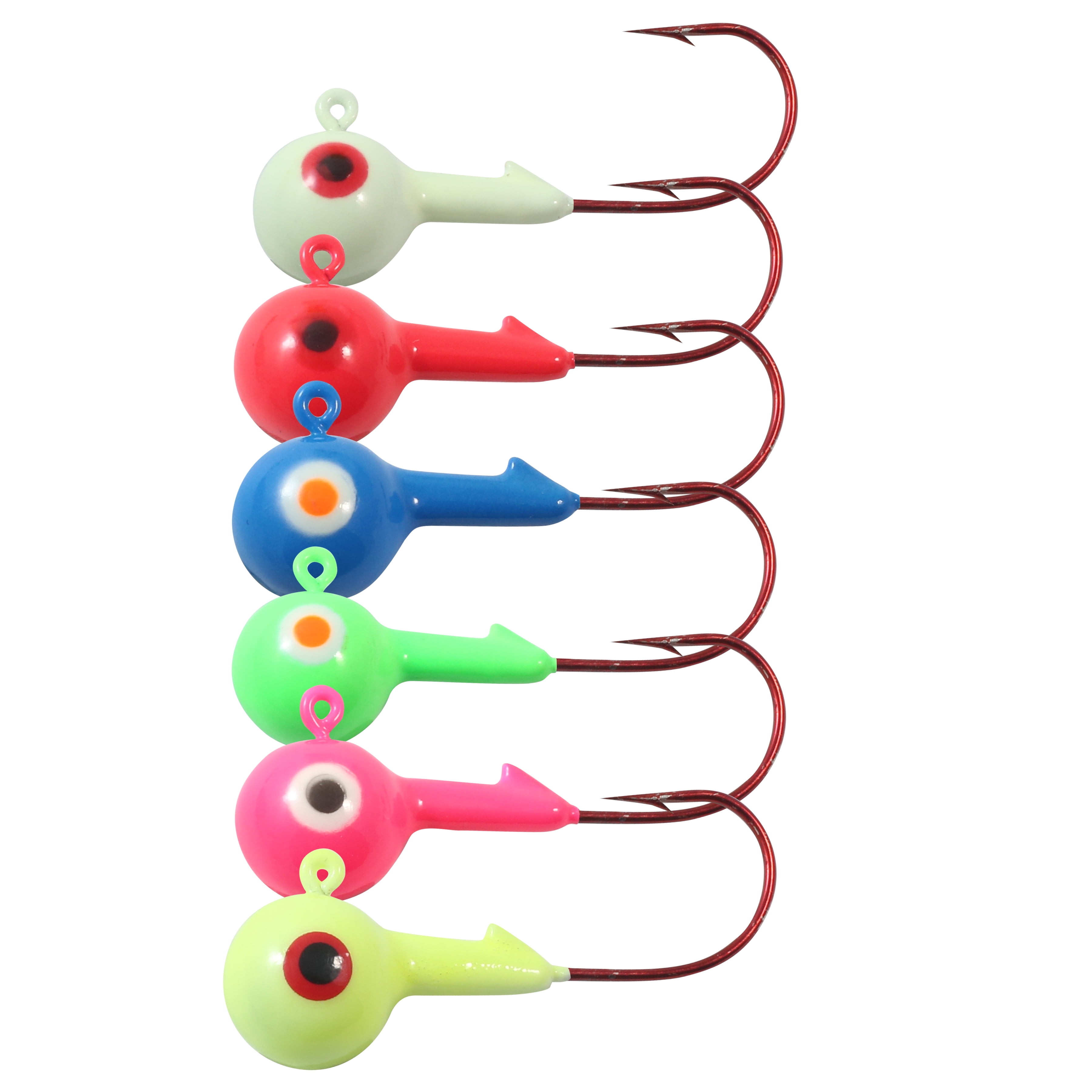 Northland Tackle Super-Glo Jig, Roundhead Jig, Freshwater, Assorted ...