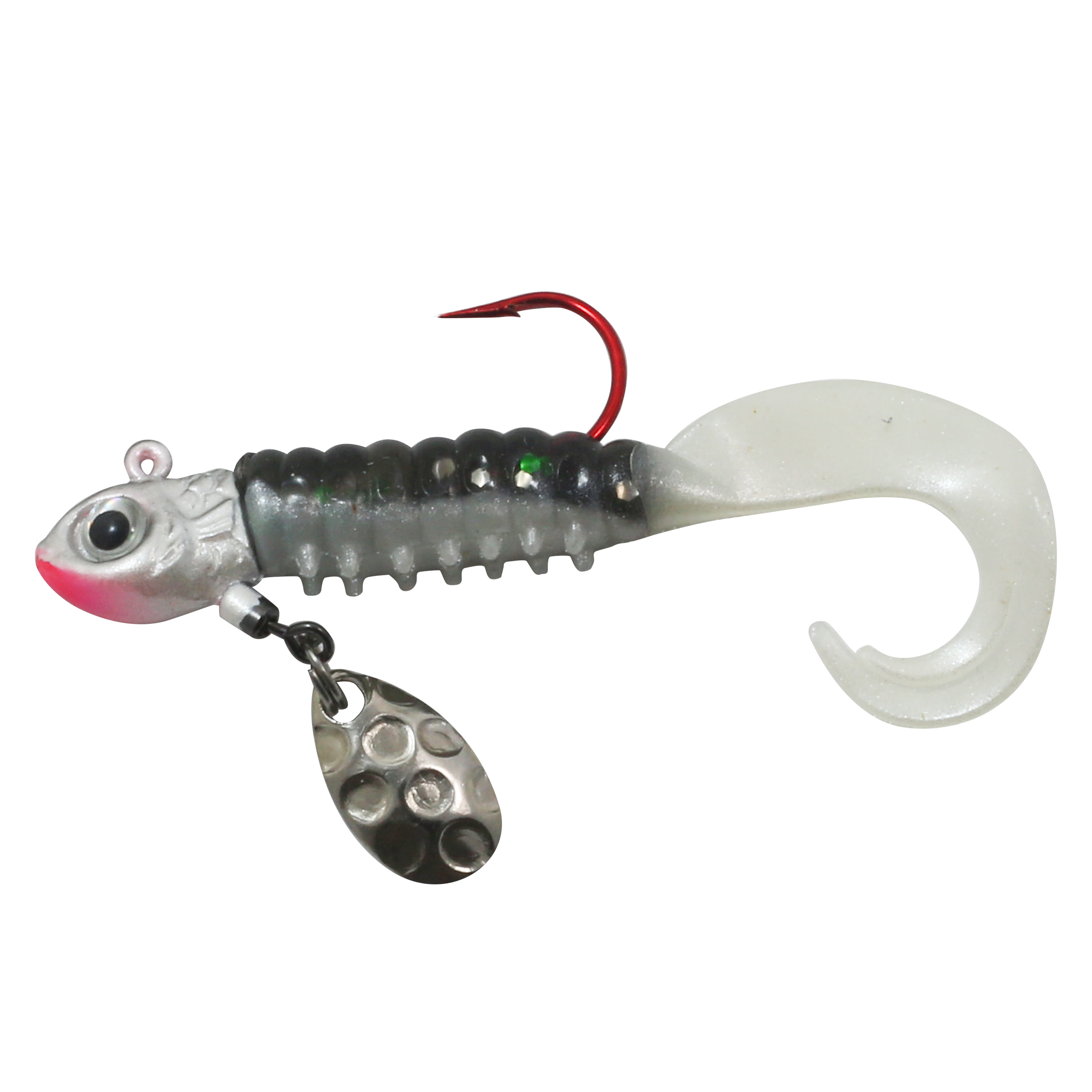 Tadpole crappie baits, Jigs, lures. Black Ice, 15 count.