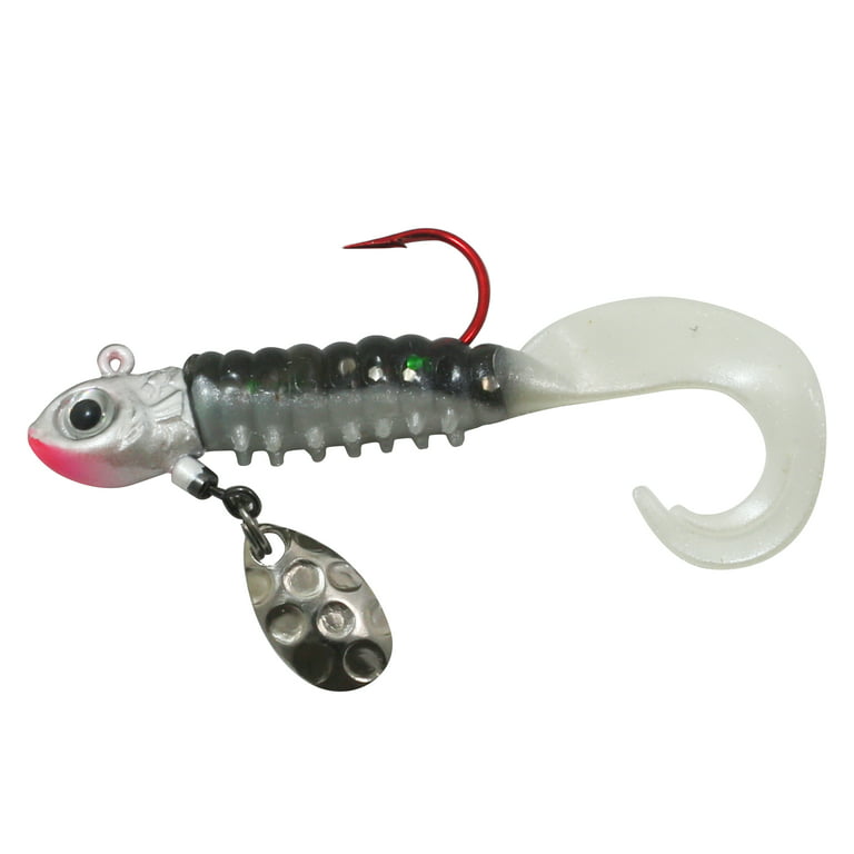 Northland Tackle Thumper Crappie King, Jig and tail, Freshwater, Silver  Shiner