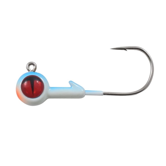 Northland Tackle Tungsten Jig, Glo Moonlight, 1/8 Oz 1/0 Hook, 5/Card