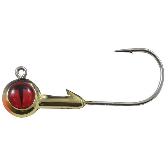 Northland Tungsten 1/8oz Round Ball Jighead Gold Shiner