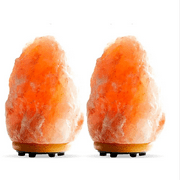 Northlandz Pink Salt Lamp 6lbs,Incandescent Lamp with Dimmer Switch, Home Decor, 9 In, 2 Pack
