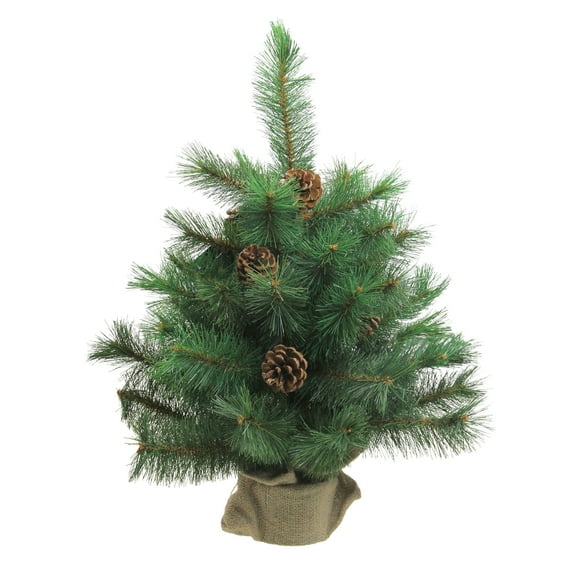 Northlight 1.5 FT Medium Royal Oregon Pine Burlap Base Artificial Christmas Tree - Unlit
