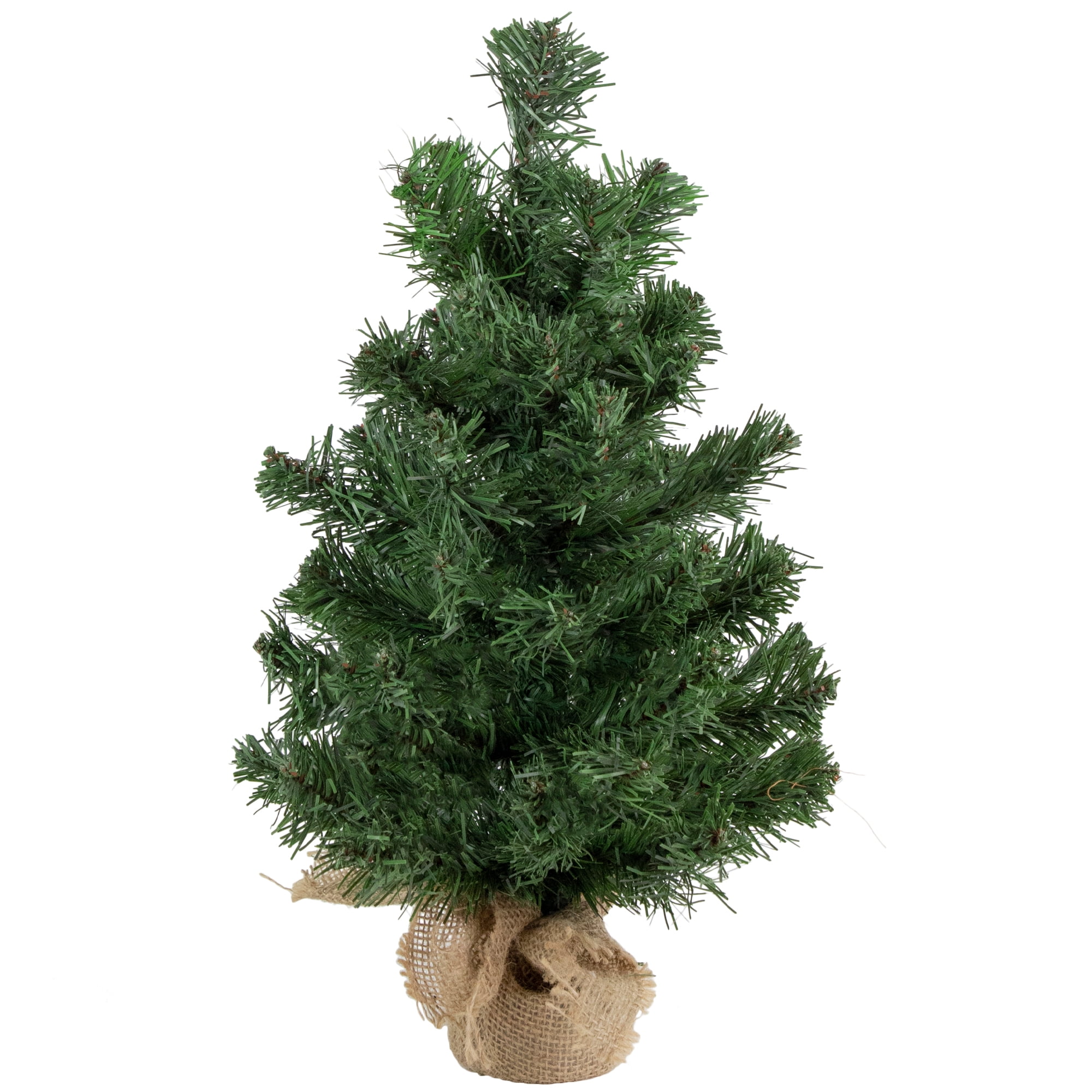 18'' Mini Pine Artificial Christmas Tree with Burlap Base